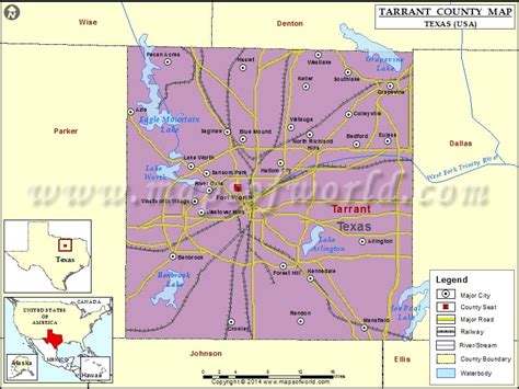 tarrant county tx cities.
